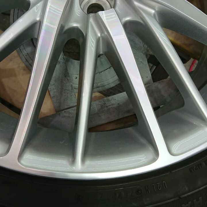 レクサスLS460 純正ホイール 施工後