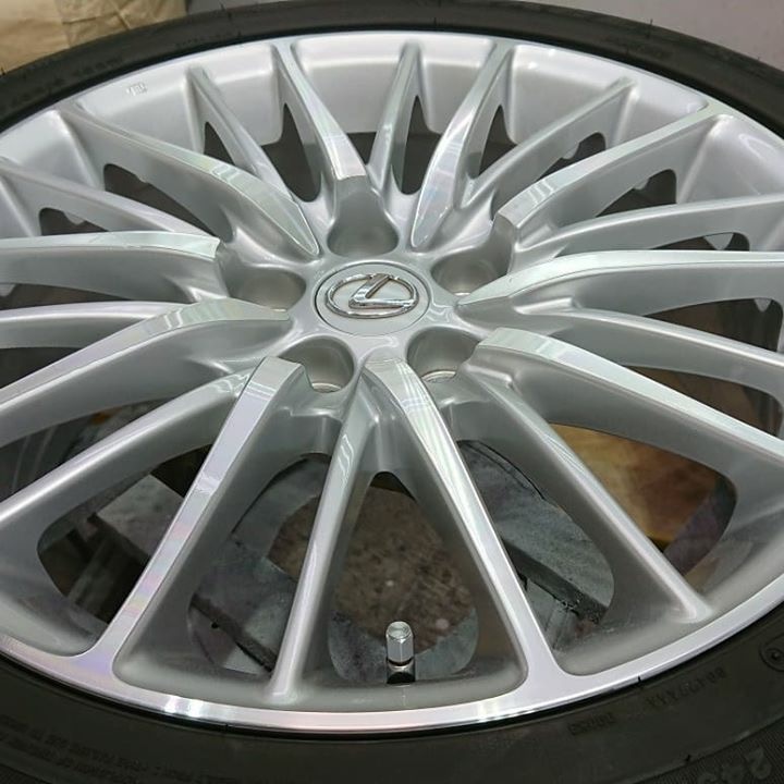 レクサスLS460 純正ホイール 施工後