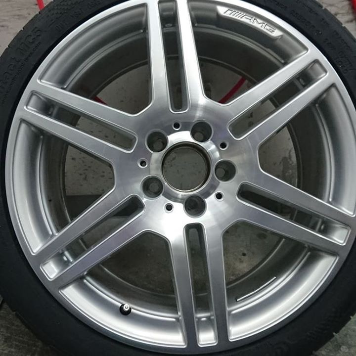 AMGダイヤモンドカットホイール4本リペア 施工後