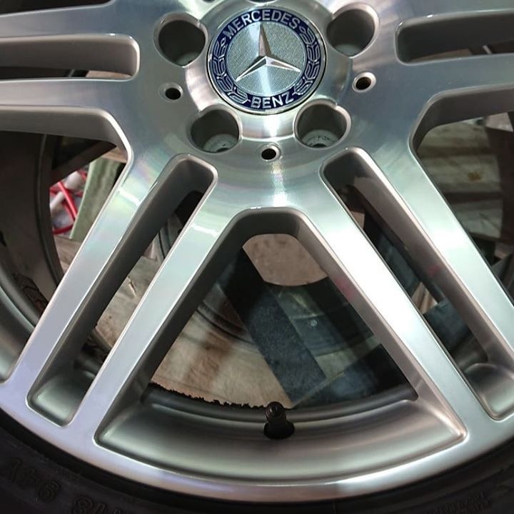 AMGダイヤモンドカットホイール4本リペア 施工後