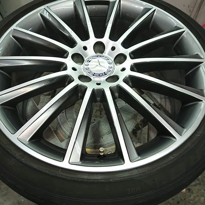 AMGホイール 2本リペア 施工後