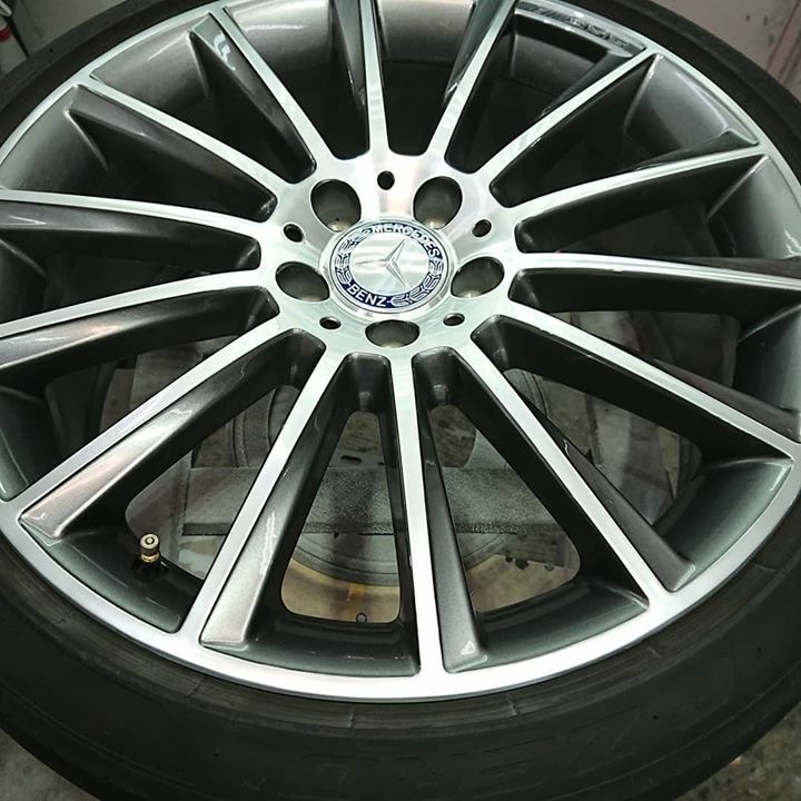 AMGホイール 2本リペア 施工後