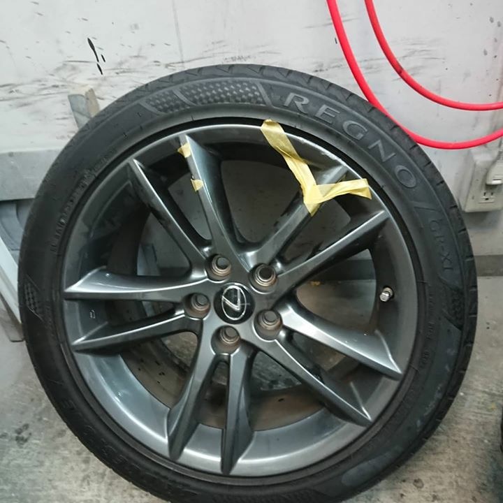 レクサス純正ホイール 施工前