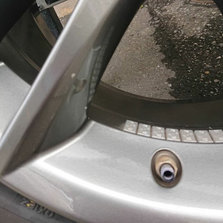 レクサス純正ホイール 施工前
