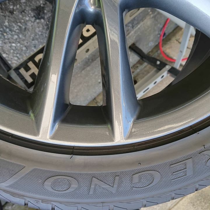レクサス純正ホイール 施工後
