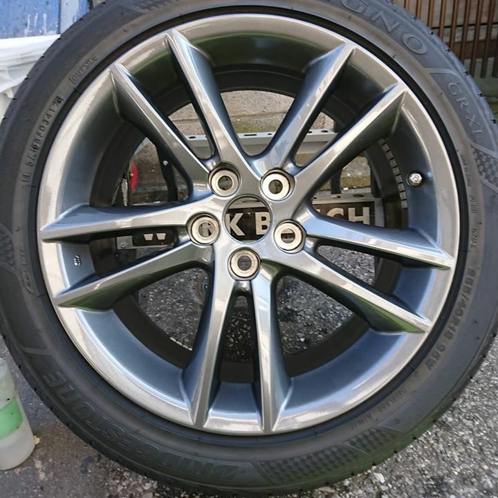 レクサス純正ホイール 施工後