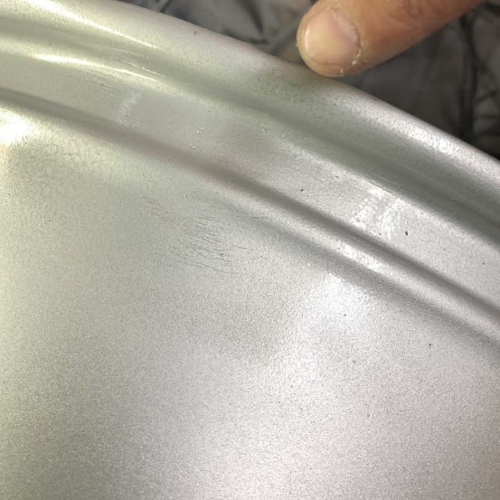 ブラバスのホイール クラック溶接 施工後