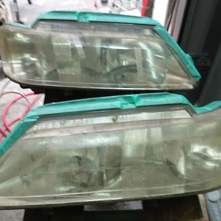 ヘッドライトスチーマー 施工前