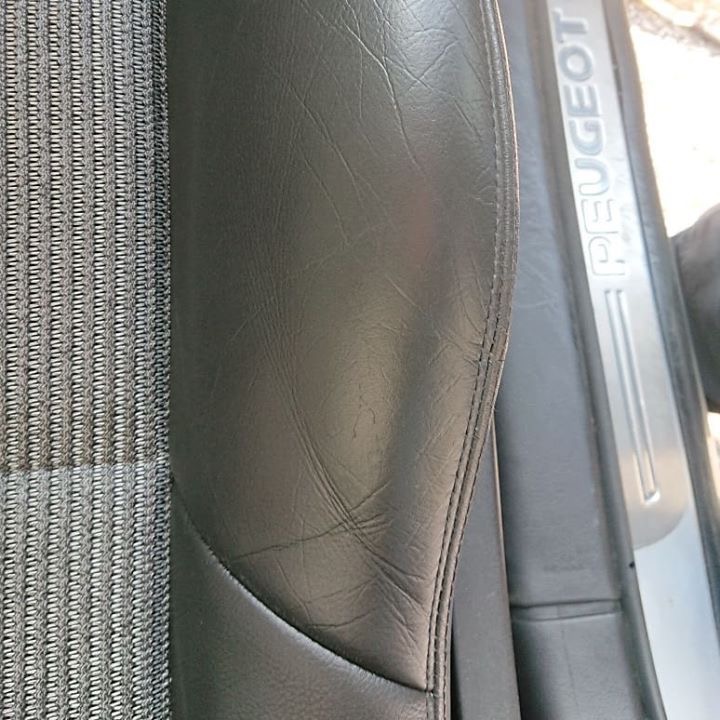 プジョー307　シートリペア　施工後