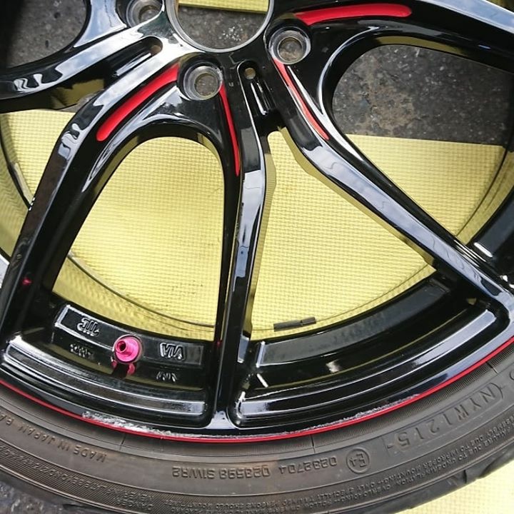 レイズ ホイールリペア 施工前