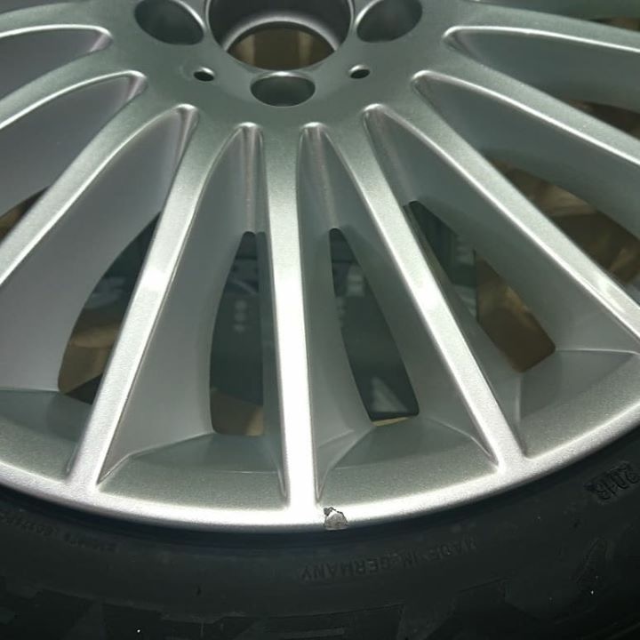 メルセデスベンツ純正ホイール 施工前