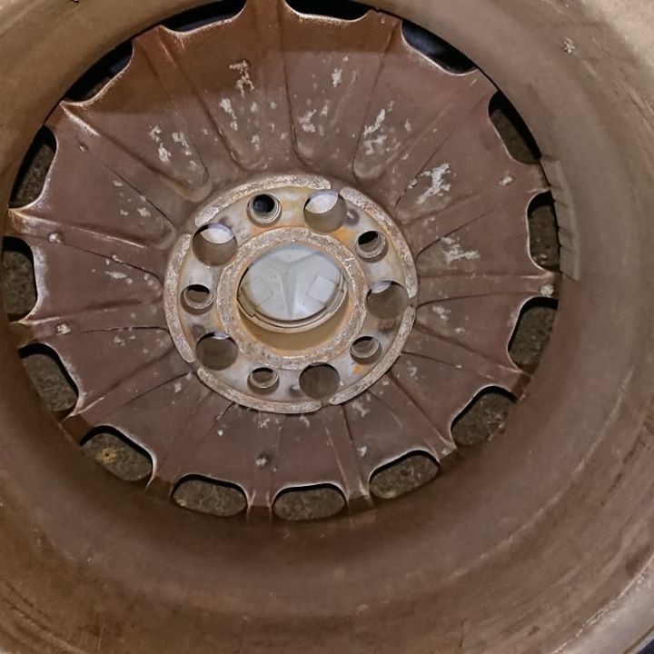 メルセデスベンツ純正ホイール 4本リペア 施工前