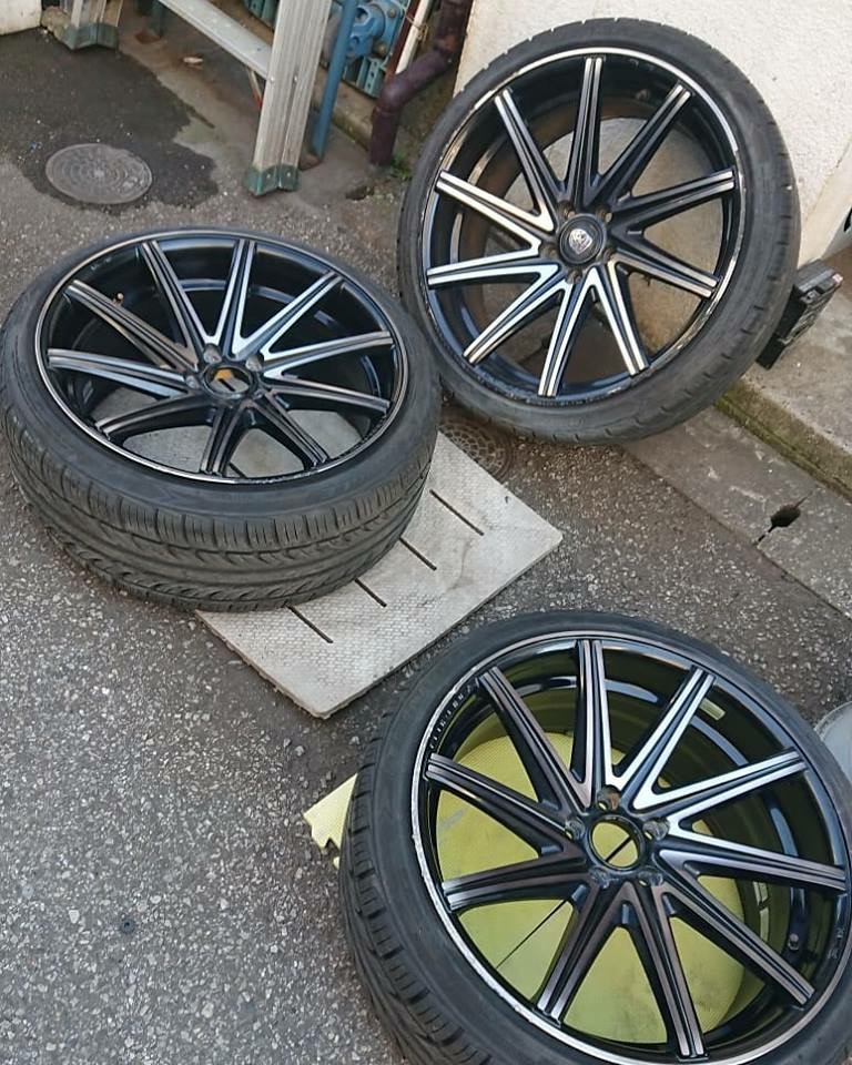 クラブリネア ホイール施工前