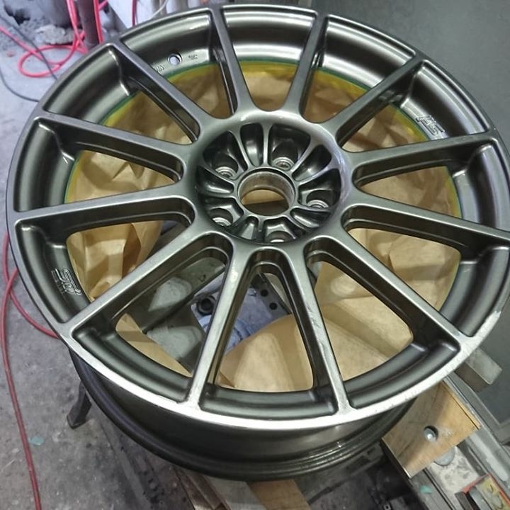 スバル純正ホイール4本リペア 施工後