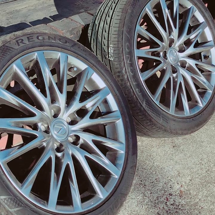 レクサス純正ホイール 施工前