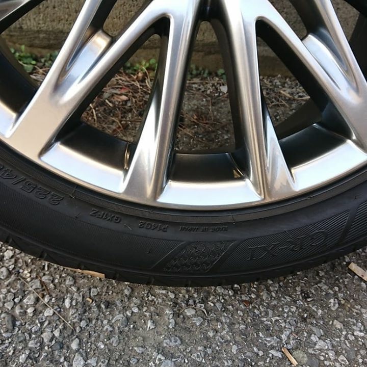 レクサス純正ホイール 施工後