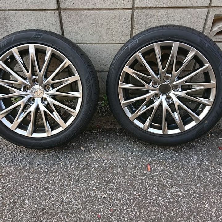レクサス純正ホイール 施工後