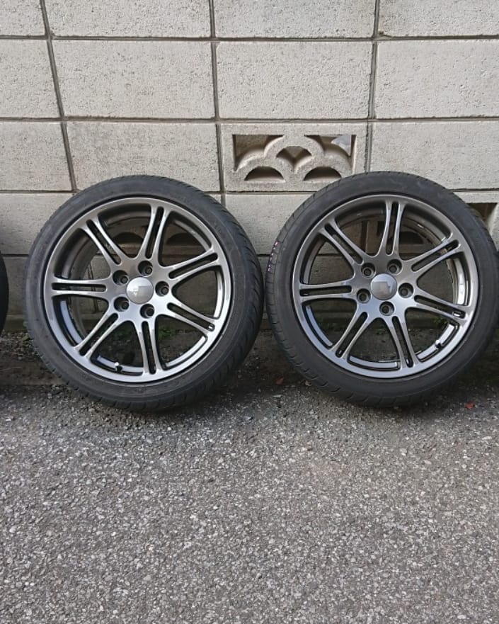 ホンダ純正ホイール カラーチェンジ 施工後