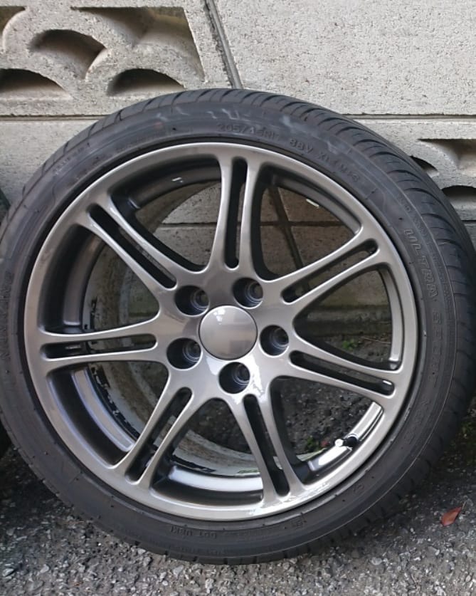 ホンダ純正ホイール カラーチェンジ 施工後