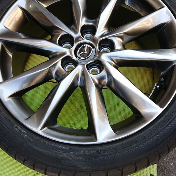 マツダ純正ホイールリペア 施工後