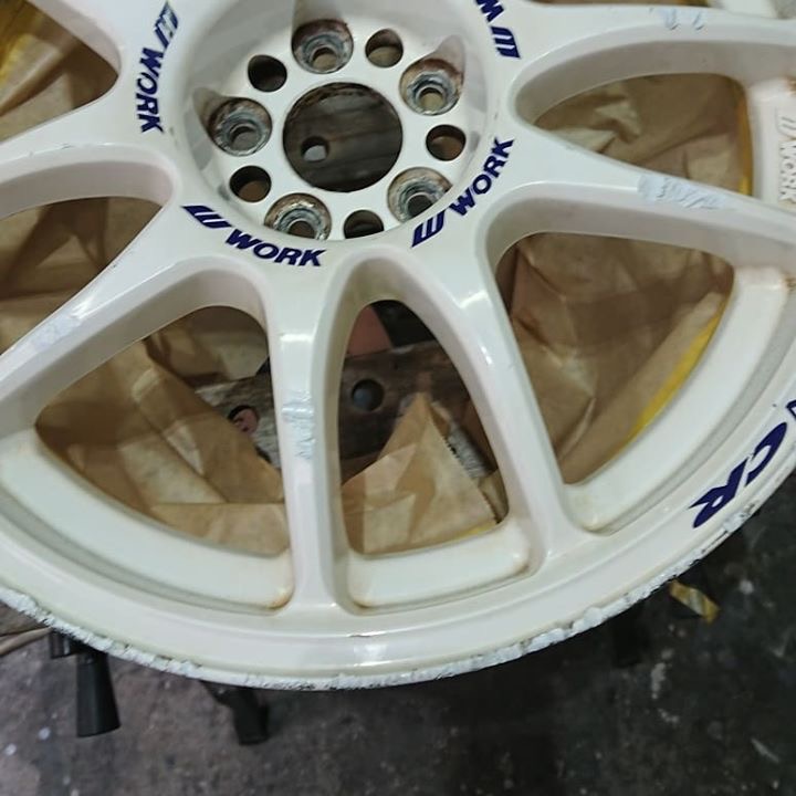 WORKホイール 施工前