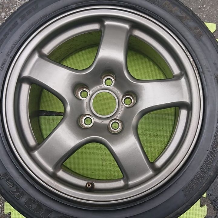 日産純正ホイール 施工前