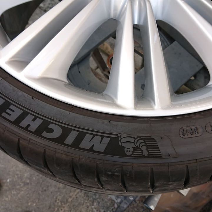 ジャガーXJ ホイールリペア施工後