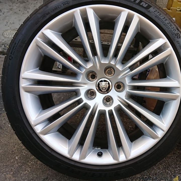 ジャガーXJ ホイールリペア施工後
