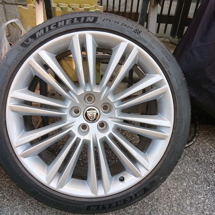 ジャガーXJ ホイールリペア施工後