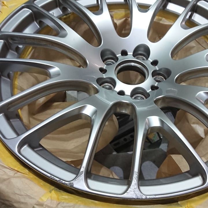 BBSホイール リム傷 施工前