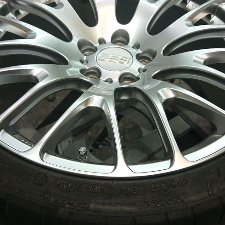 BBSホイール リム傷 施工後