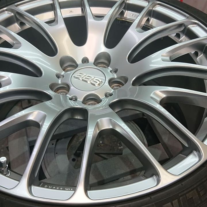 BBSホイール リム傷 施工後