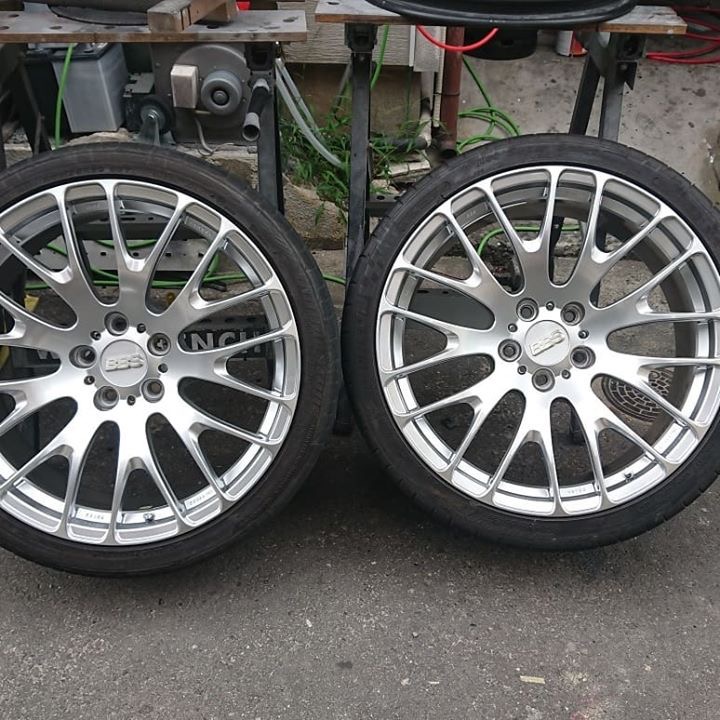 BBSホイール リム傷 施工後