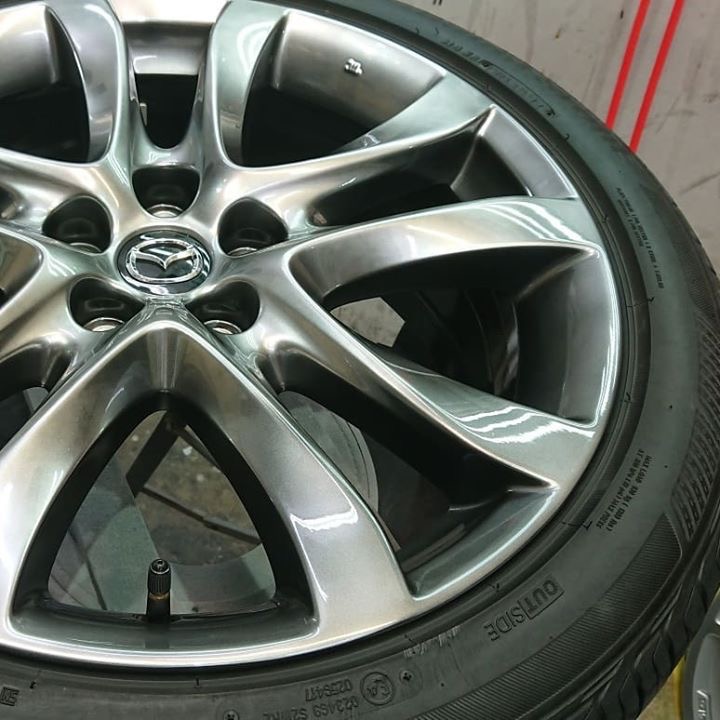 マツダ純正ホイールリペア 施工後