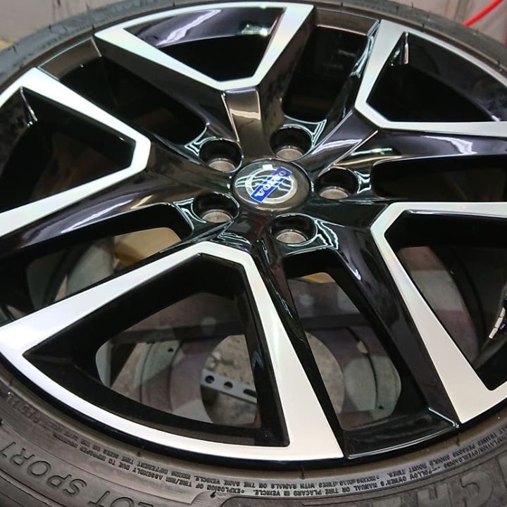 ボルボダイヤカットホイール 施工後