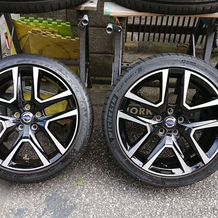 ボルボダイヤカットホイール 施工後