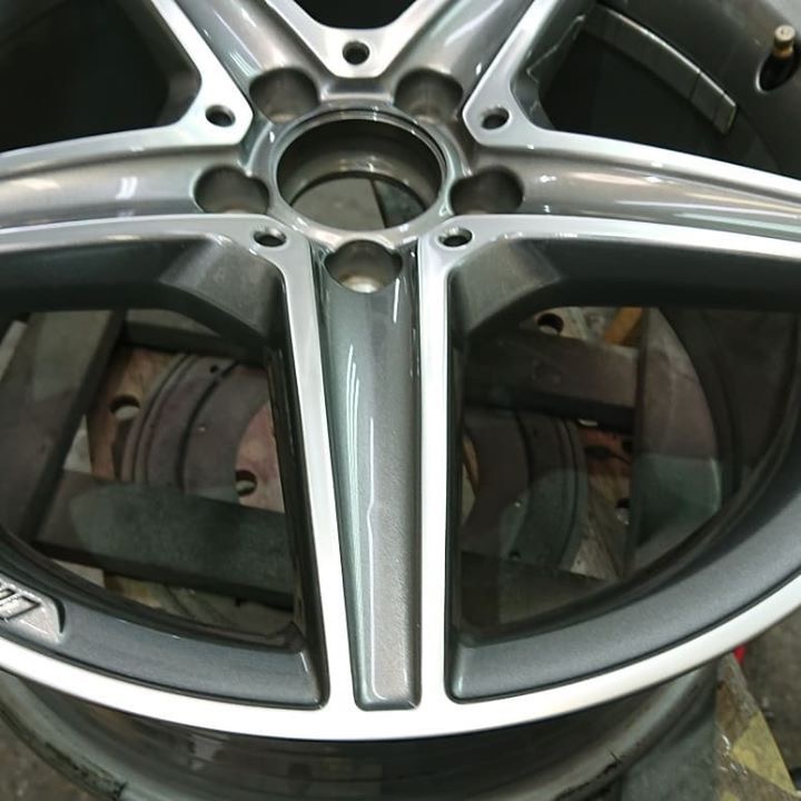 AMGダイヤカットホイール 施工後