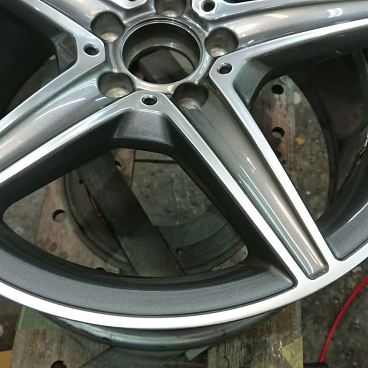 AMGダイヤカットホイール 施工後