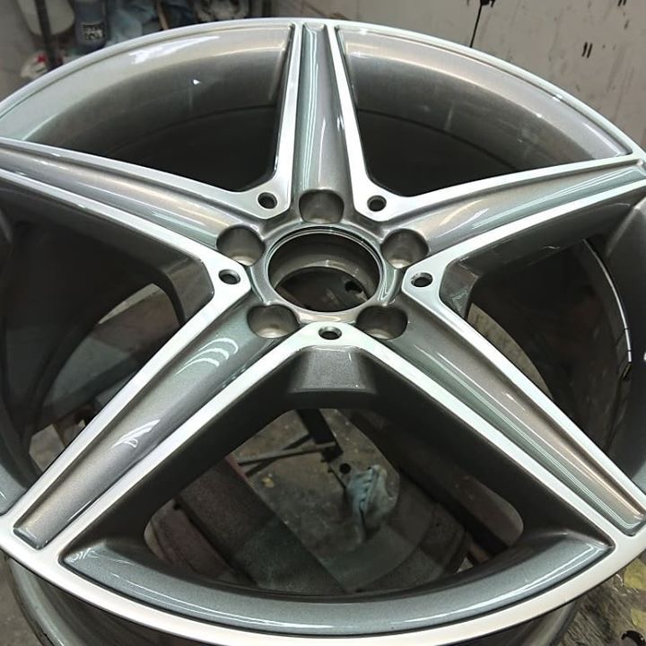 AMGダイヤカットホイール 施工後