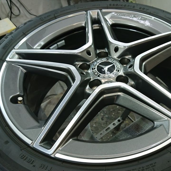 AMGダイヤカットホイール 施工後